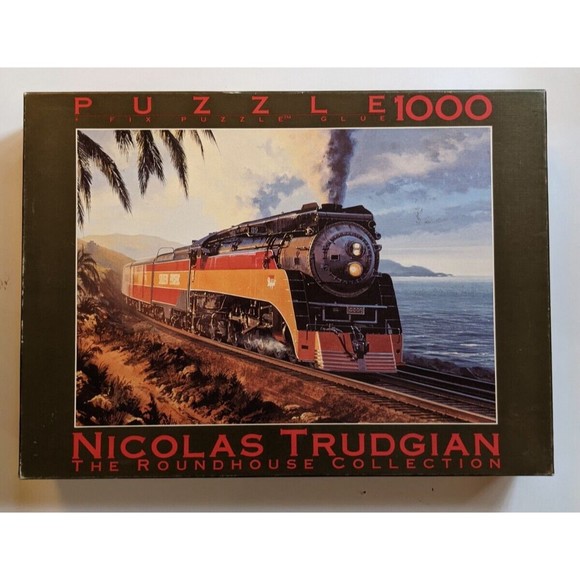 Nicholas Trudgian MORNING PACIFIC DAYLIGHT 1000 Piece Puzzle Southern Pacific - Picture 2 of 8